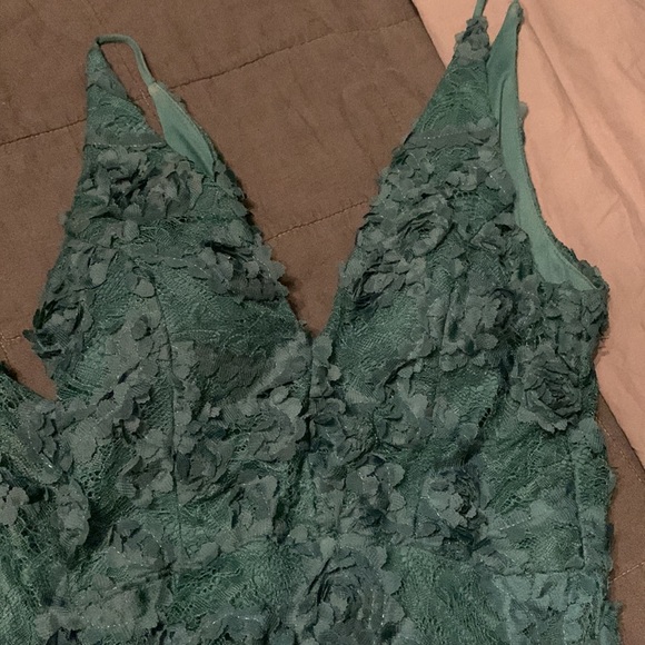 XSCAPE Textured Floral Maxi - Picture 4 of 5